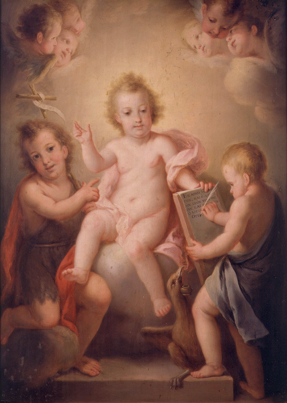 El Niño Jesús entre los Santos Juanes